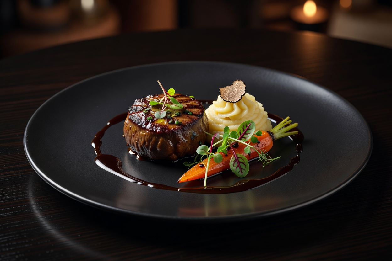 Plated High End Gourmet Cuisine